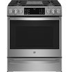 PGS930YPFS GE Profile 30 Inch Slide In Smart Gas Range with Convection - 5.3 cu. ft. Fingerprint Resistant Stainless Steel