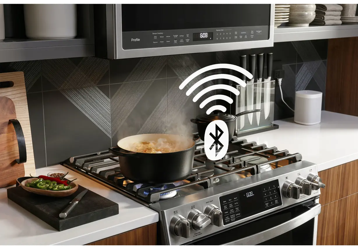 PGS930YPFS GE Profile 30 Inch Slide In Smart Gas Range with Convection - 5.3 cu. ft. Fingerprint Resistant Stainless Steel-2