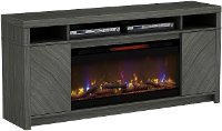 Contemporary 75 inch Fireplace TV Stand - Morado Bay