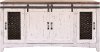 Rustic White 68 Inch TV Stand - Pueblo