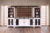Rustic White 68 Inch Entertainment Center - Pueblo