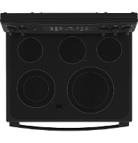 JB735DPBB GE 30 Inch Electric Range with Convection and Air Fry - 5.3 cu. ft. Black-4