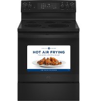 JB735DPBB GE 30 Inch Electric Range with Convection and Air Fry - 5.3 cu. ft. Black-5