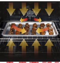JB735DPBB GE 30 Inch Electric Range with Convection and Air Fry - 5.3 cu. ft. Black-6