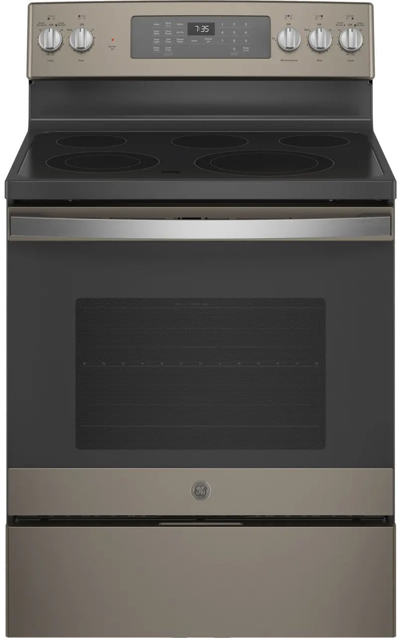 JB735EPES GE 30 Inch Electric Range with Convection and Air Fry - 5.3 cu. ft. Slate-1