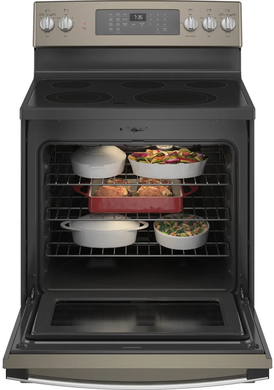 JB735EPES GE 30 Inch Electric Range with Convection and Air Fry - 5.3 cu. ft. Slate-3