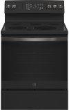 JB735FPDS GE 30 Inch Electric Range with Convection and Air Fry - 5.3 cu. ft. Black Slate