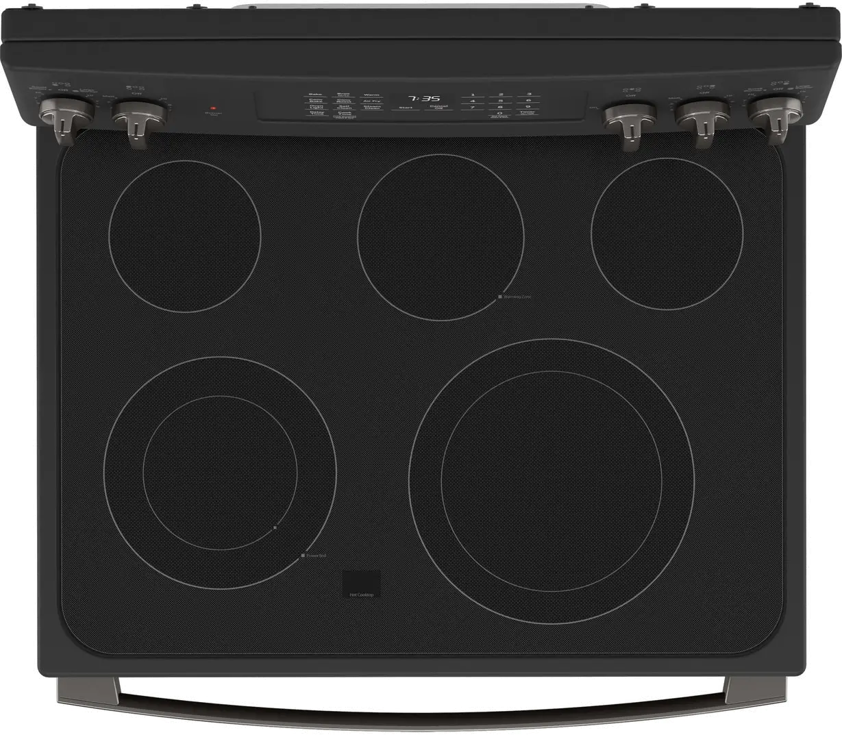 JB735FPDS GE 30 Inch Electric Range with Convection and Air Fry - 5.3 cu. ft. Black Slate-4