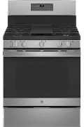 JGB660YPFS GE 5 cu ft Gas Range - Stainless Steel