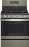 JGB660EPES GE 30 Inch Gas Range with Griddle - 5 cu. ft., Fingerprint Resistant Slate