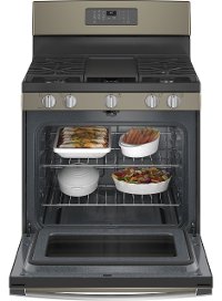 JGB660EPES GE 30 Inch Gas Range with Griddle - 5 cu. ft., Fingerprint Resistant Slate-2