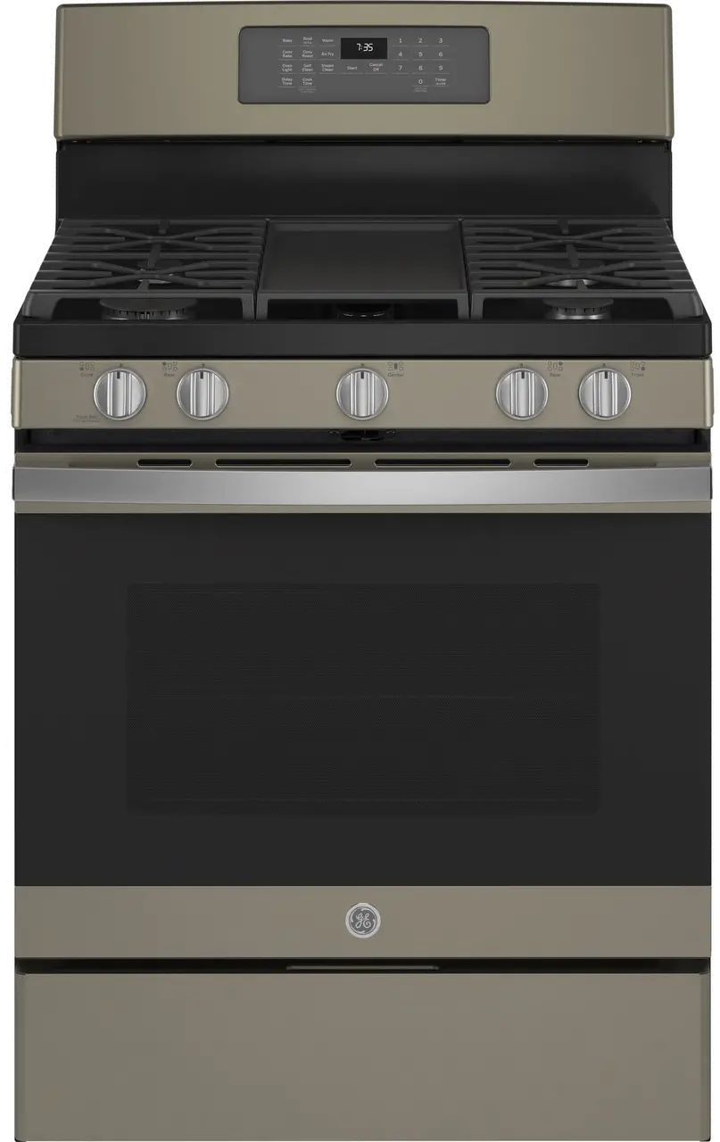JGB735EPES GE 30 Inch Gas Range with Convection and Air Fry - 5 cu. ft. Slate-1
