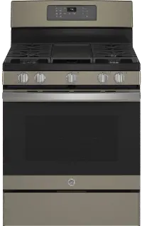 JGB735EPES GE 30 Inch Gas Range with Convection and Air Fry - 5 cu. ft. Slate