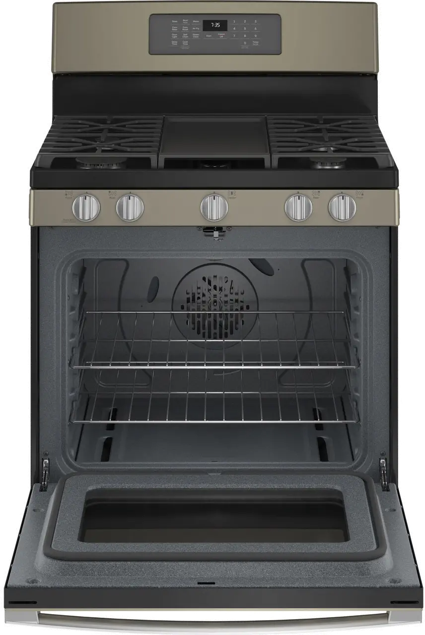 JGB735EPES GE 30 Inch Gas Range with Convection and Air Fry - 5 cu. ft. Slate-5