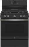 JGB735FPDS GE 30 Inch Gas Range with Convection and Air Fry - 5 cu. ft. Black Slate
