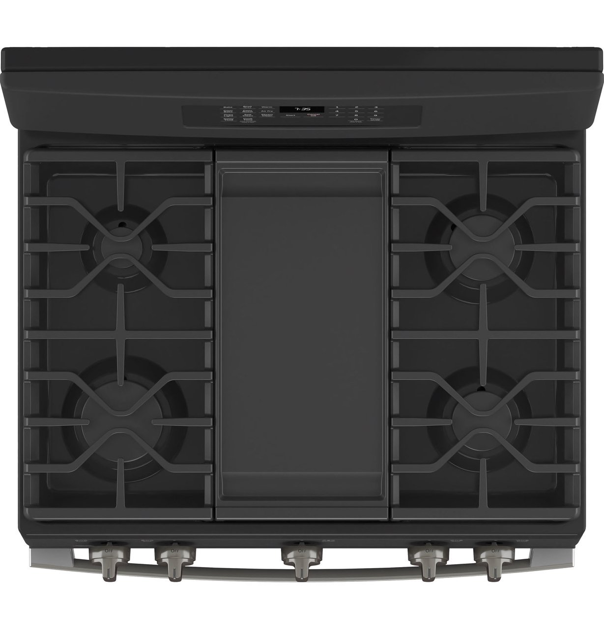 JGB735FPDS GE 30 Inch Gas Range with Convection and Air Fry - 5 cu. ft. Black Slate-2