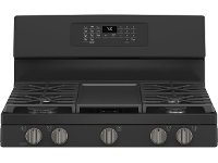 JGB735FPDS GE 30 Inch Gas Range with Convection and Air Fry - 5 cu. ft. Black Slate-4