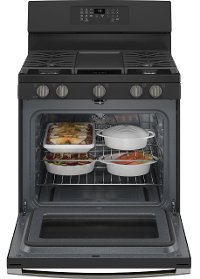 JGB735FPDS GE 30 Inch Gas Range with Convection and Air Fry - 5 cu. ft. Black Slate-5