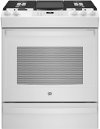 JGS760DPWW GE 30 Inch Slide In Gas Range with Convection and Air Fry - 5.6 cu. ft. White