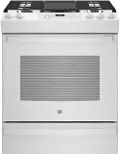 JGS760DPWW-OLD GE 30 Inch Slide In Gas Range with Convection and Air Fry - 5.6 cu. ft. White