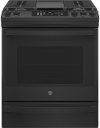JGS760DPBB GE 30 Inch Slide In Gas Range with Convection and Air Fry - 5.6 cu. ft. Black