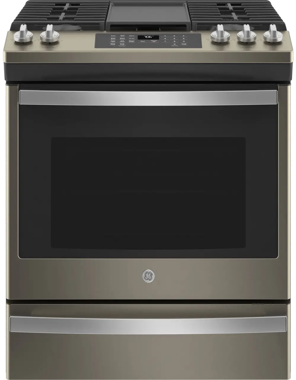 JGS760EPES GE 30 Inch Slide In Gas Range with Convection and Air Fry - 5.6 cu. ft. Fingerprint Resistant Slate-1