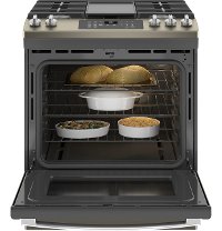 JGS760EPES GE 30 Inch Slide In Gas Range with Convection and Air Fry - 5.6 cu. ft. Fingerprint Resistant Slate-3