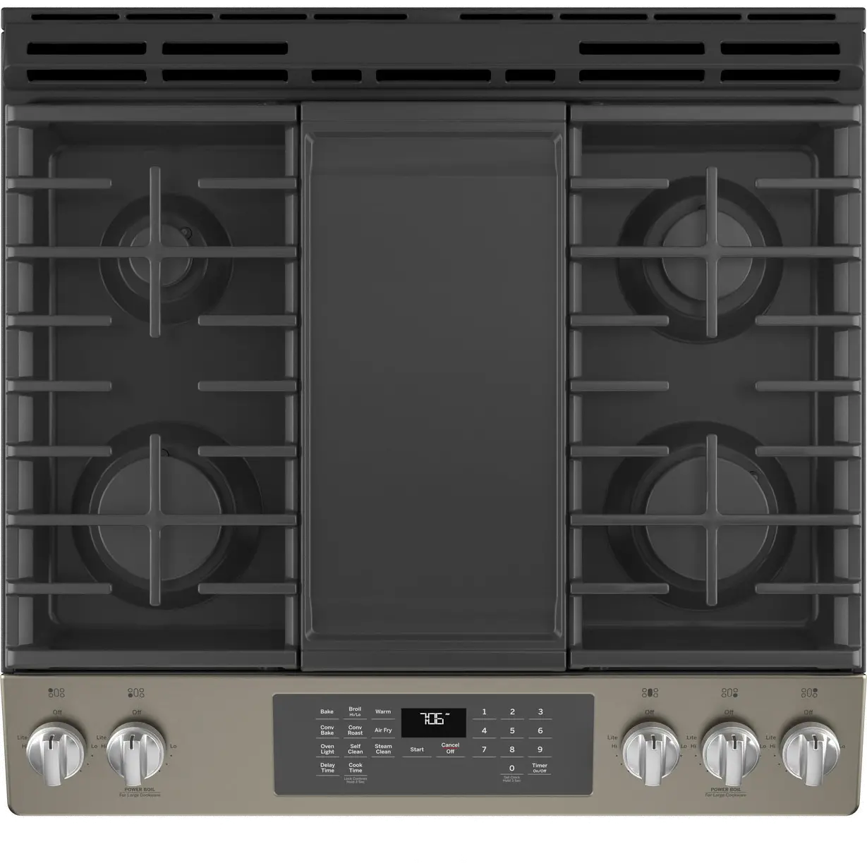 JGS760EPES GE 30 Inch Slide In Gas Range with Convection and Air Fry - 5.6 cu. ft. Fingerprint Resistant Slate-5