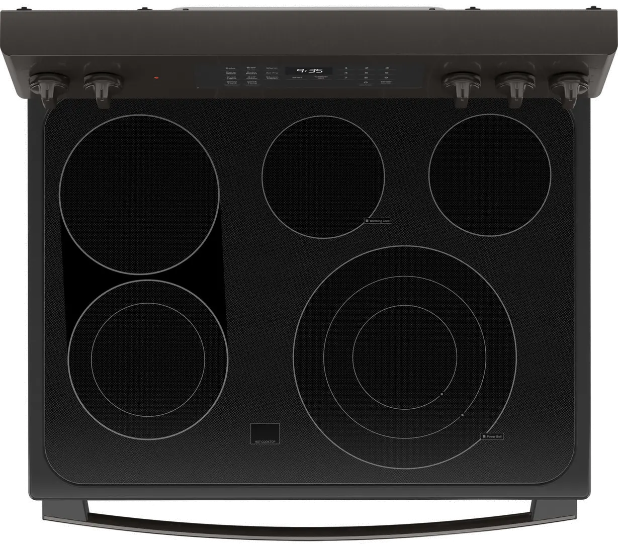 PB935BPTS GE Profile Smart Electric Range with Convection Oven and Air Fry - 30 Inch, 5.3 cu. ft. Black Steel-4