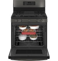 PGB935BPTS GE Profile 30 Inch Smart Gas Range with Convection - 5.3 cu. ft. Black Stainless Steel-2