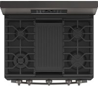 PGB935BPTS GE Profile 30 Inch Smart Gas Range with Convection - 5.3 cu. ft. Black Stainless Steel-4