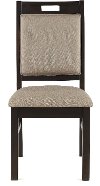 Dark Brown Upholstered Dining Room Chair - Draven