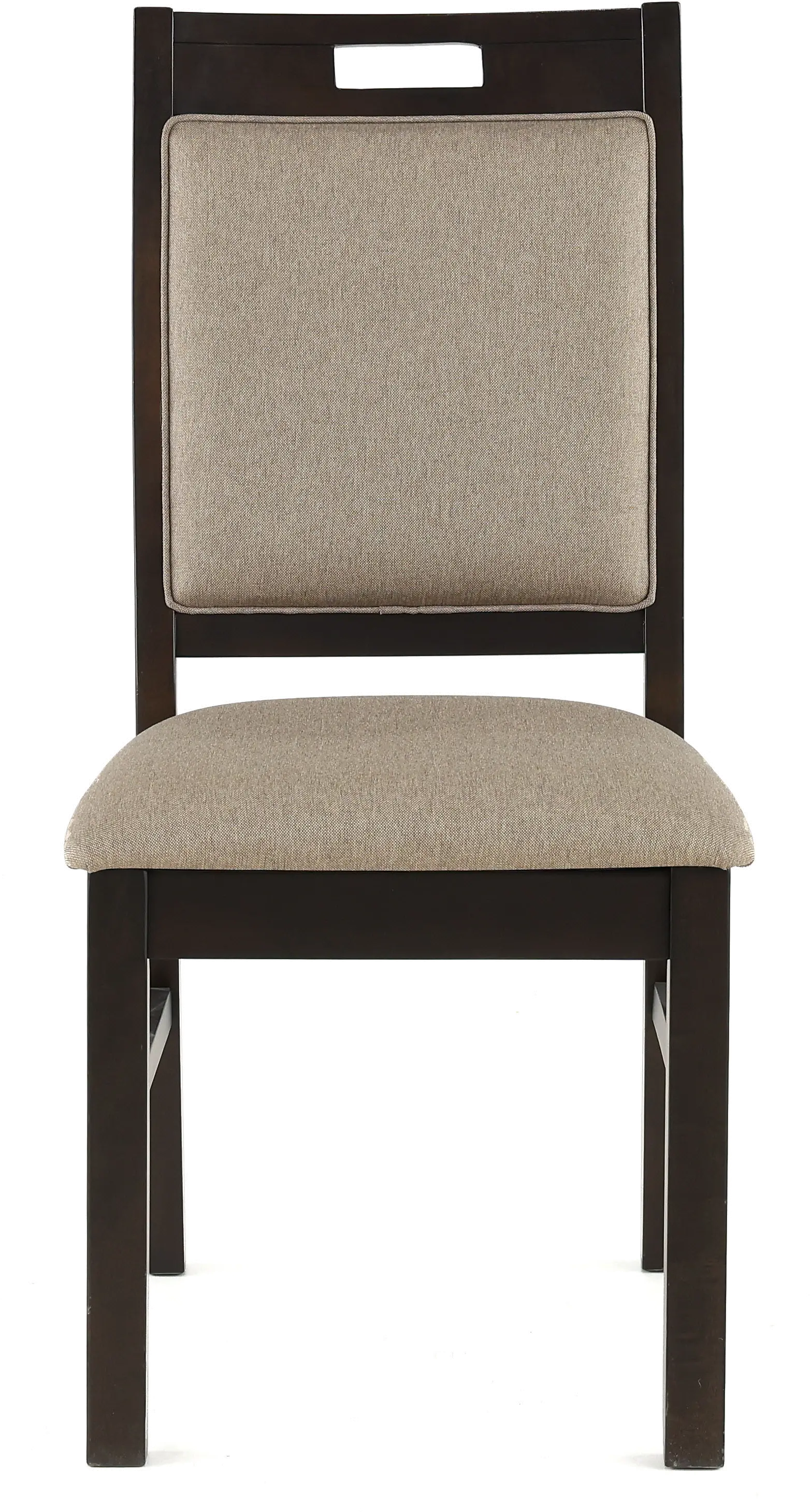 Draven Dark Brown Upholstered Dining Room Chair-1