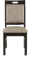 Draven Dark Brown Upholstered Dining Room Chair