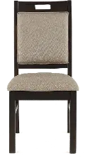 Draven Dark Brown Upholstered Dining Room Chair