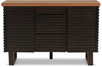 Contemporary Dark Brown Dining Room Sideboard - Draven