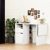 12439 Pure White Expandable Craft Table - Crea