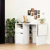 12439 Pure White Expandable Craft Table - Crea