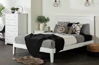 12474 Full White Platform Bed- Vito-4