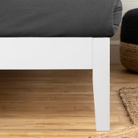 12475 Queen White Platform Bed- Vito-2