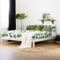 12476 Vito King White Platform Bed- South Shore