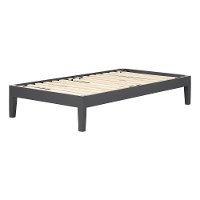 12477 Twin Gray Platform Bed- Vito-2