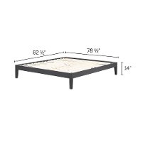 12480 King Gray Platform Bed-Vito-6