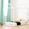 12512 Sweedi Twin White Wooden House Bed