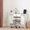 12989 Tiarra White Makeup Desk - South Shore