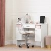 12989 White Makeup Desk- Tiara