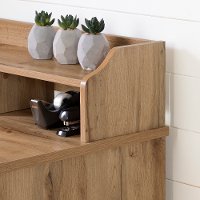 13120 Oak Desk with Hutch - Nordik-4