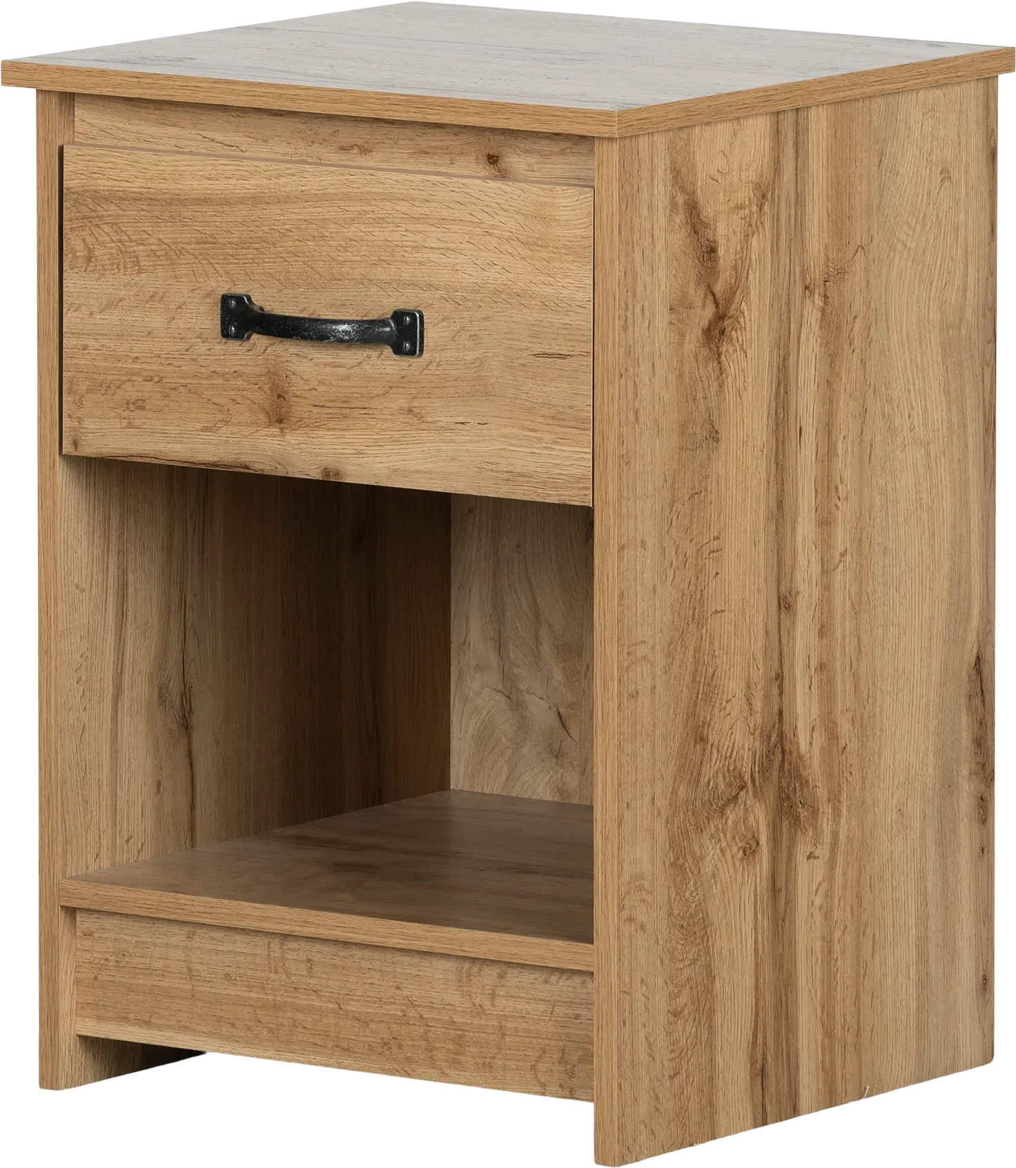 13124 Tassio Norkdi Oak 1 Drawer Nightstand-5