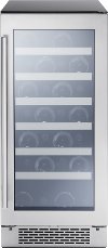 PRW15C01BG Zephyr Presrv Wine Cooler - Stainless Steel, 27 Bottles