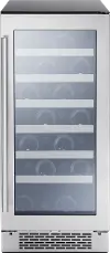 PRW15C01BG Zephyr Presrv Wine Cooler - Stainless Steel, 27 Bottles